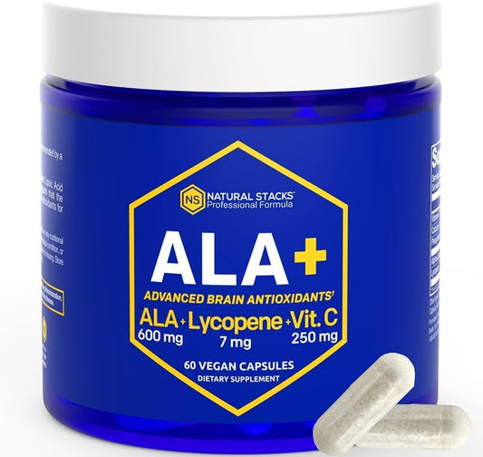 Alpha Lipoic Acid 600mg with Lycopene and Vitamin C - Immunity & Cellular Function Support - Brain Health Supplement - BoostGo Australia
