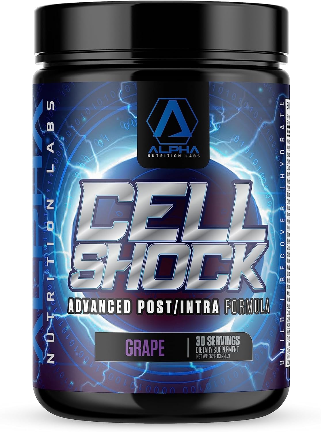 Alpha Nutrition Labs Cell Shock Intra/Post Workout Supplement - Grape Flavor