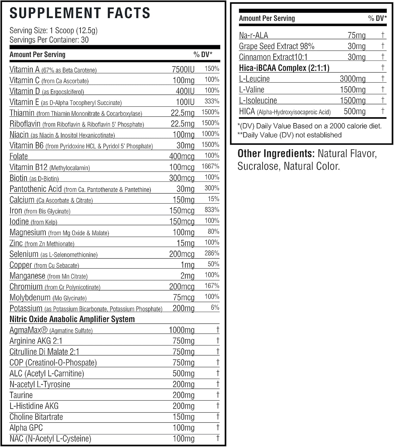 Alpha Nutrition Labs Cell Shock Intra/Post Workout Supplement - Grape Flavor