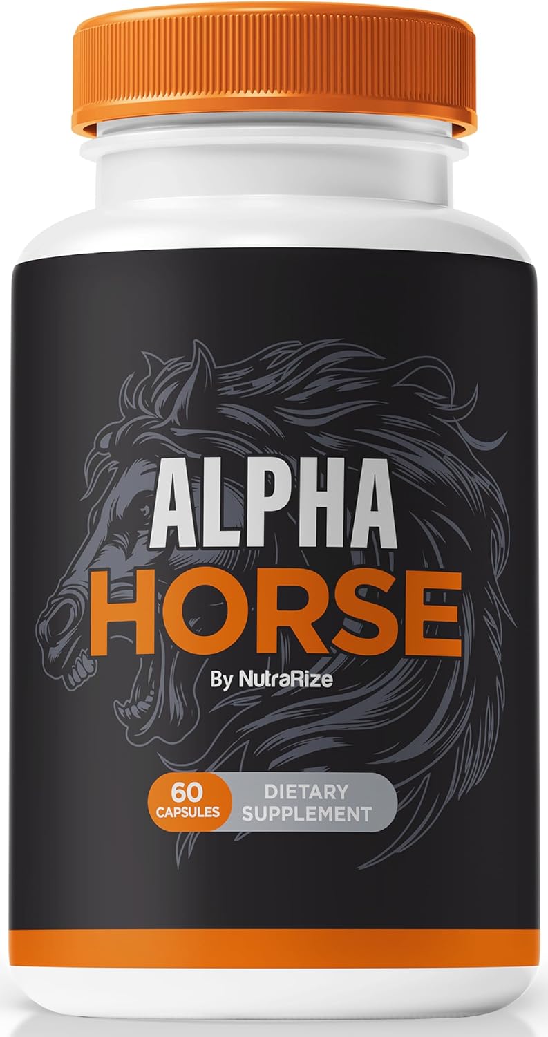 AlphaHorse Premium Stamina & Performance Formula - 60 Capsules