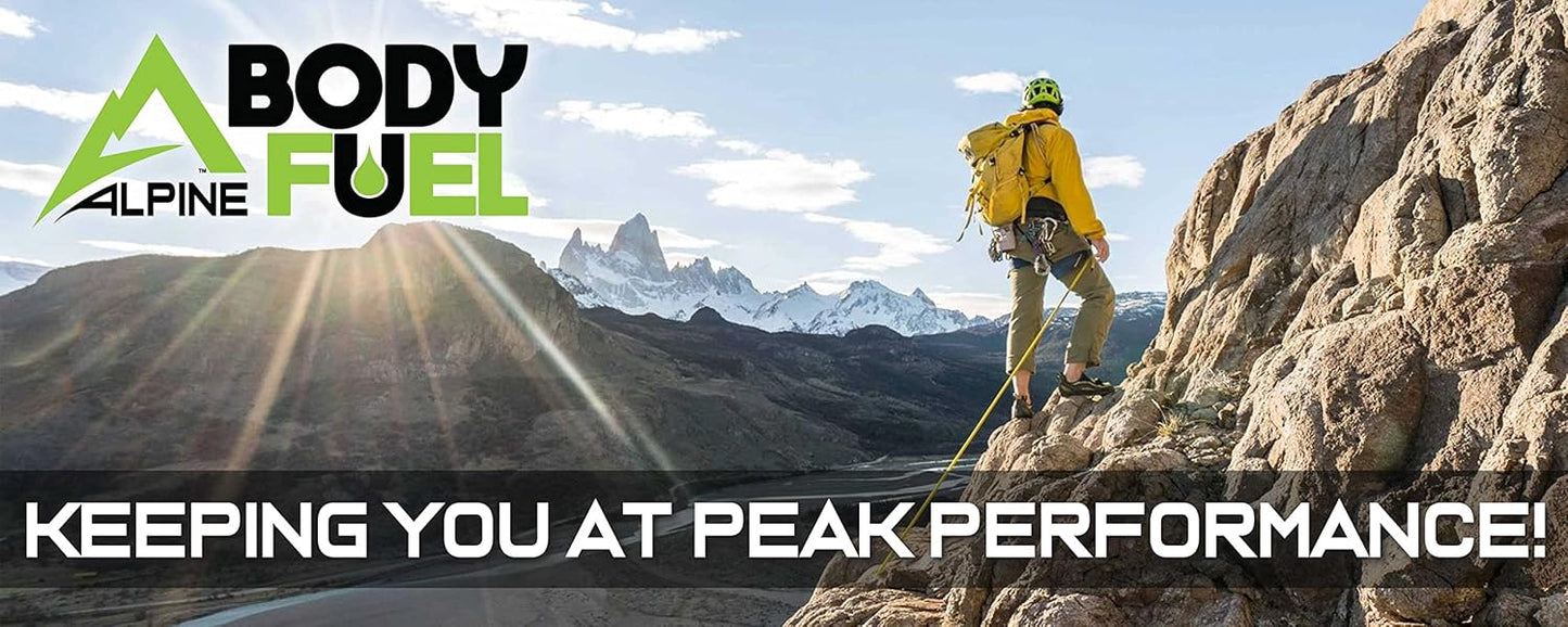 Alpine Innovations Body Fuel Focus + Energy Supplement - Strawberry Cream Flavor, 30 Scoop Tub for Enhanced Focus and Energy