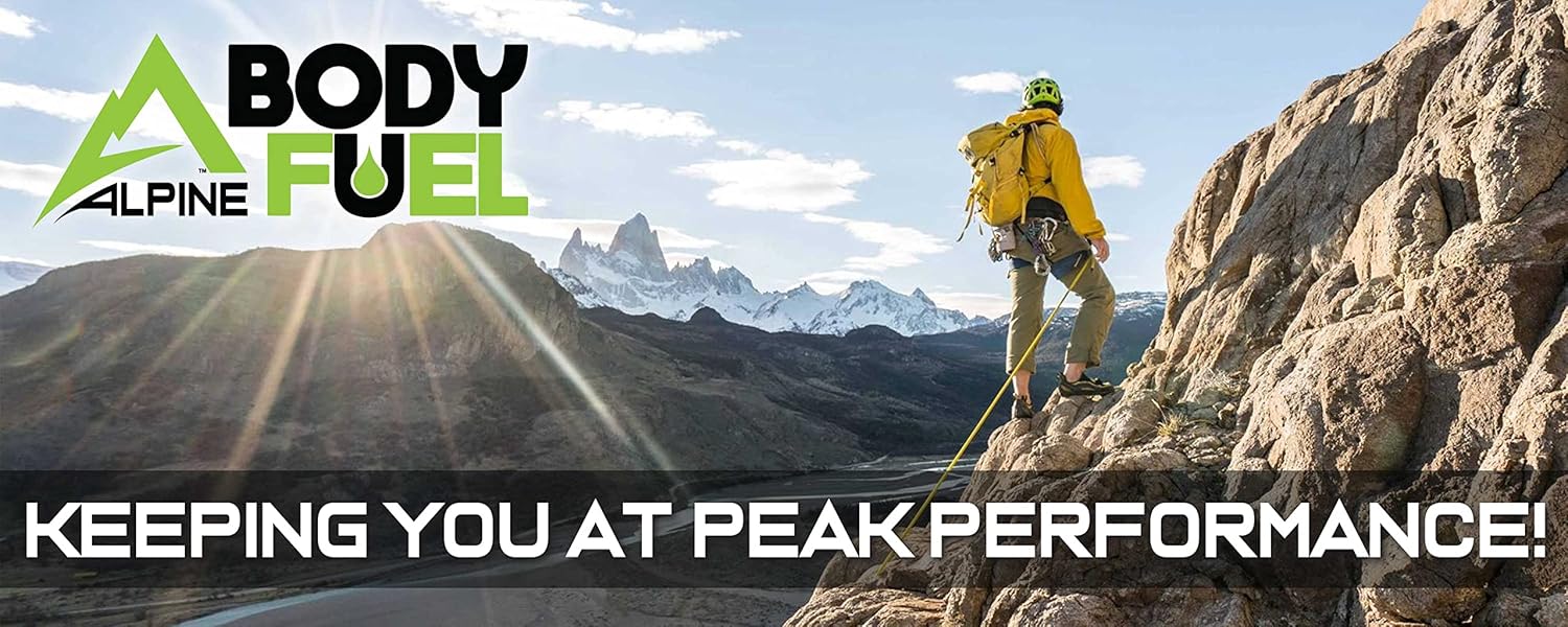 Alpine Innovations Body Fuel Focus + Energy Supplement - Strawberry Cream Flavor, 30 Scoop Tub for Enhanced Focus and Energy