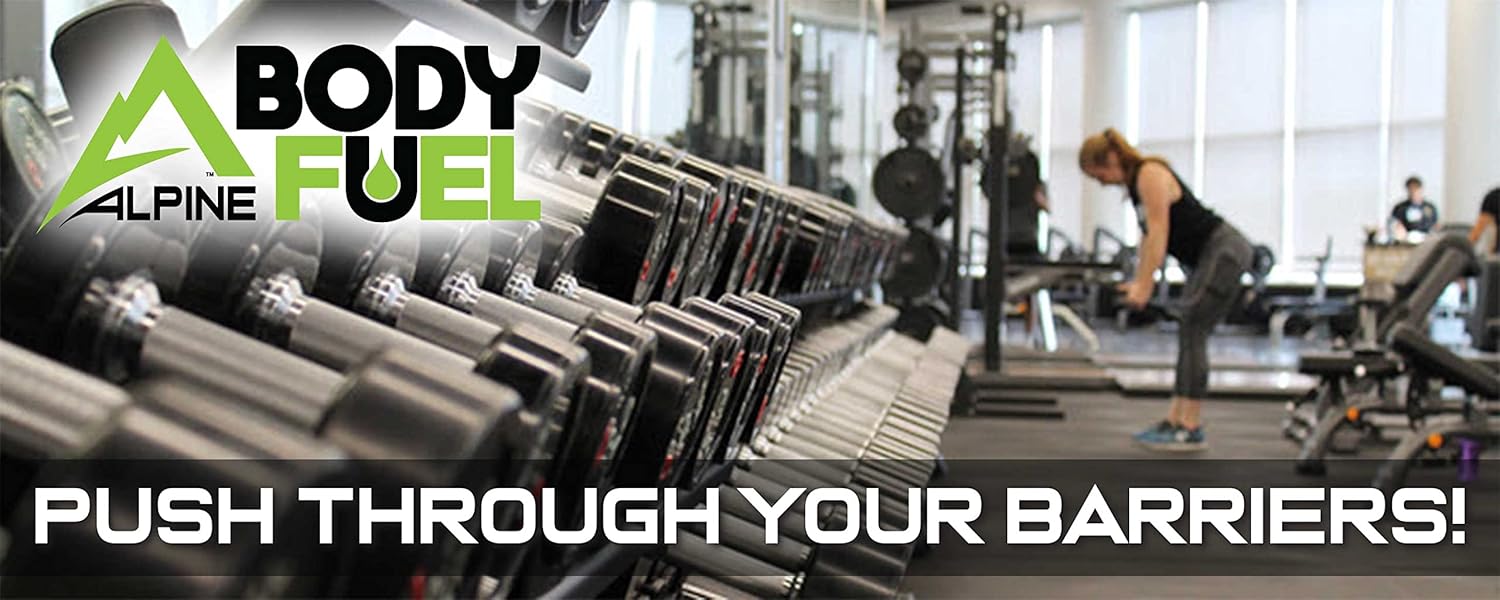 Alpine Innovations Body Fuel Focus + Energy Supplement - Strawberry Cream Flavor, 30 Scoop Tub for Enhanced Focus and Energy