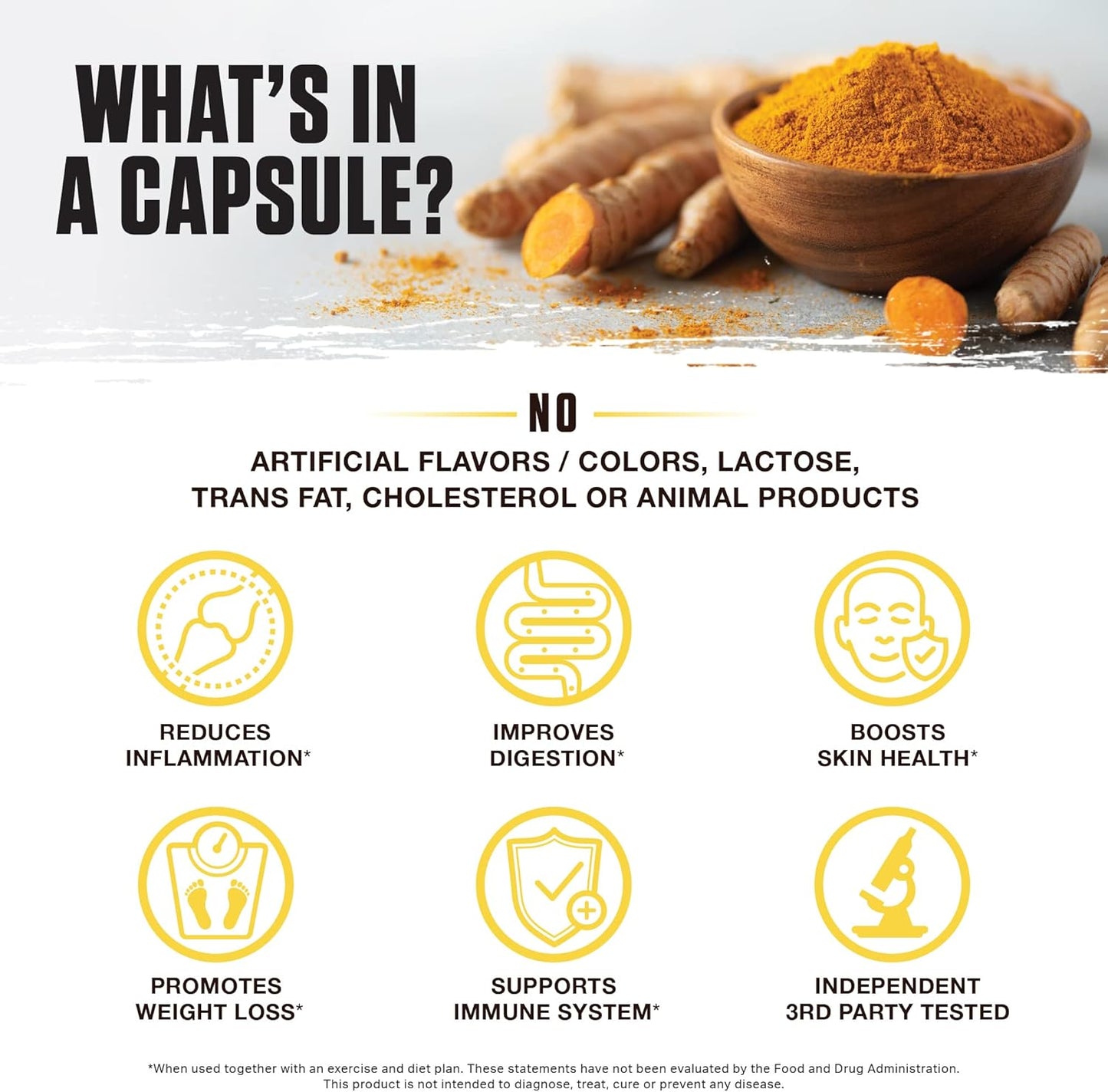 Ambrosia Golden Super Turmeric Capsules - High Curcumin Bioavailability for Gut, Brain & Joint Health - 765mg Curcuminoids - 60 Veg Caps
