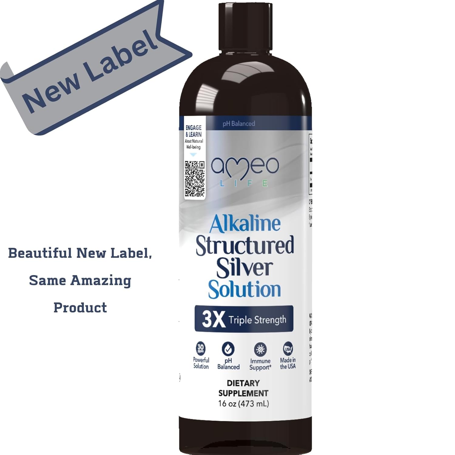 Ameo Life Colloidal Silver Gel and Liquid Set with Aloe Vera
