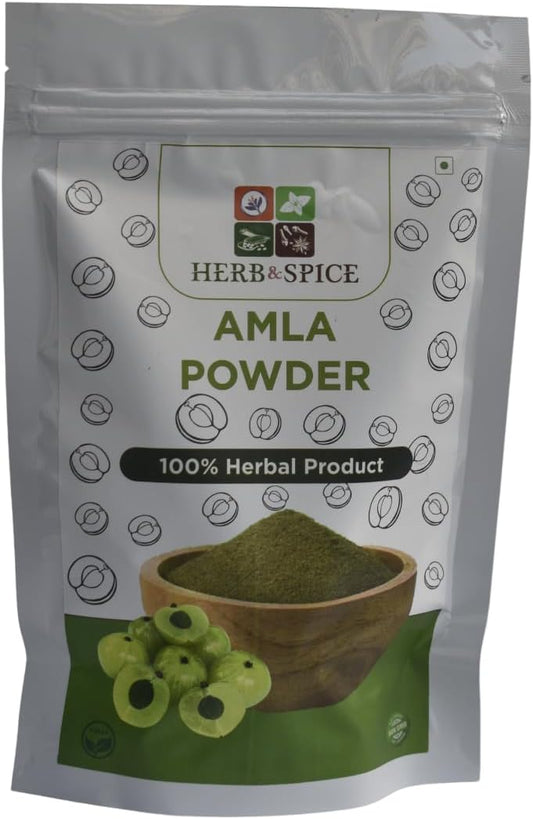 Amla Powder with Holy Basil for Immune Support and Antioxidants - Ayurvedic Superfood, Non-GMO, Vegan, Kosher - 227g