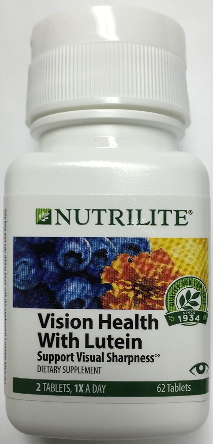 Amway NUTRILITE Vision Health Supplement with Lutein - 62 Capsules