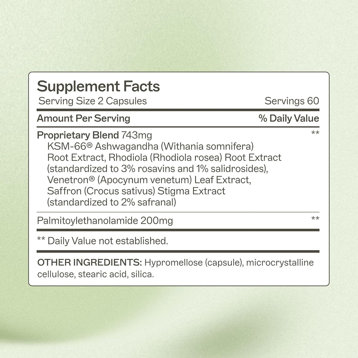 Amy Myers MD ZenAdapt - Adaptogen Supplement for Mind & Stress Relief - Pea & Saffron Blend - 120 Capsules