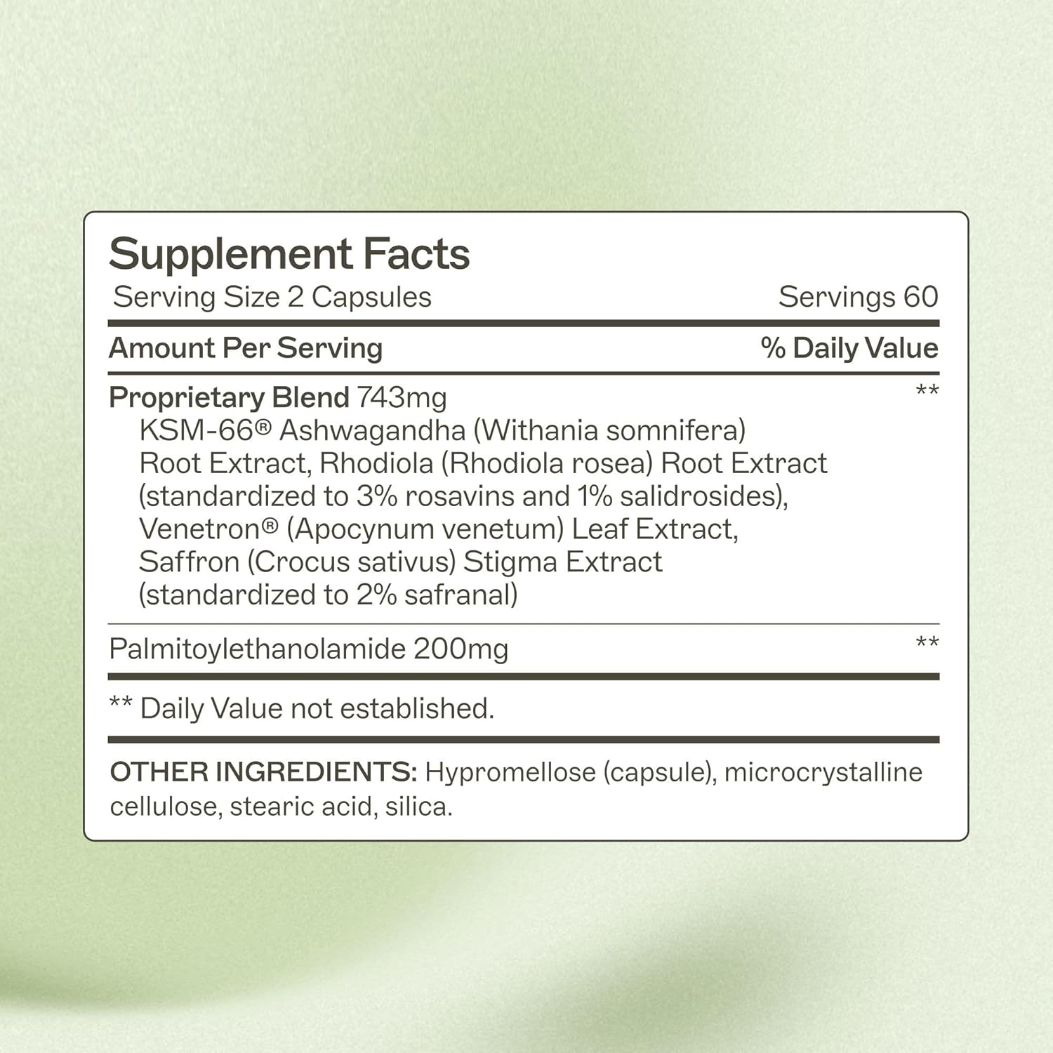 Amy Myers MD ZenAdapt - Adaptogen Supplement for Mind & Stress Relief - Pea & Saffron Blend - 120 Capsules