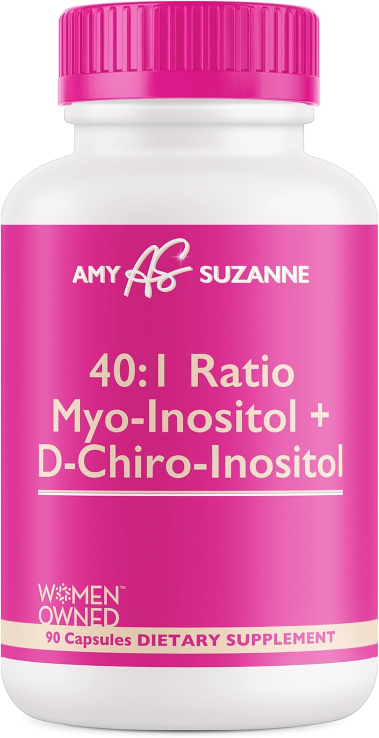 Amy Suzanne Ovarian Support Vitamins - Hormone Balance & Metabolism Blend for Women - PMS Supplement - 90 Capsules