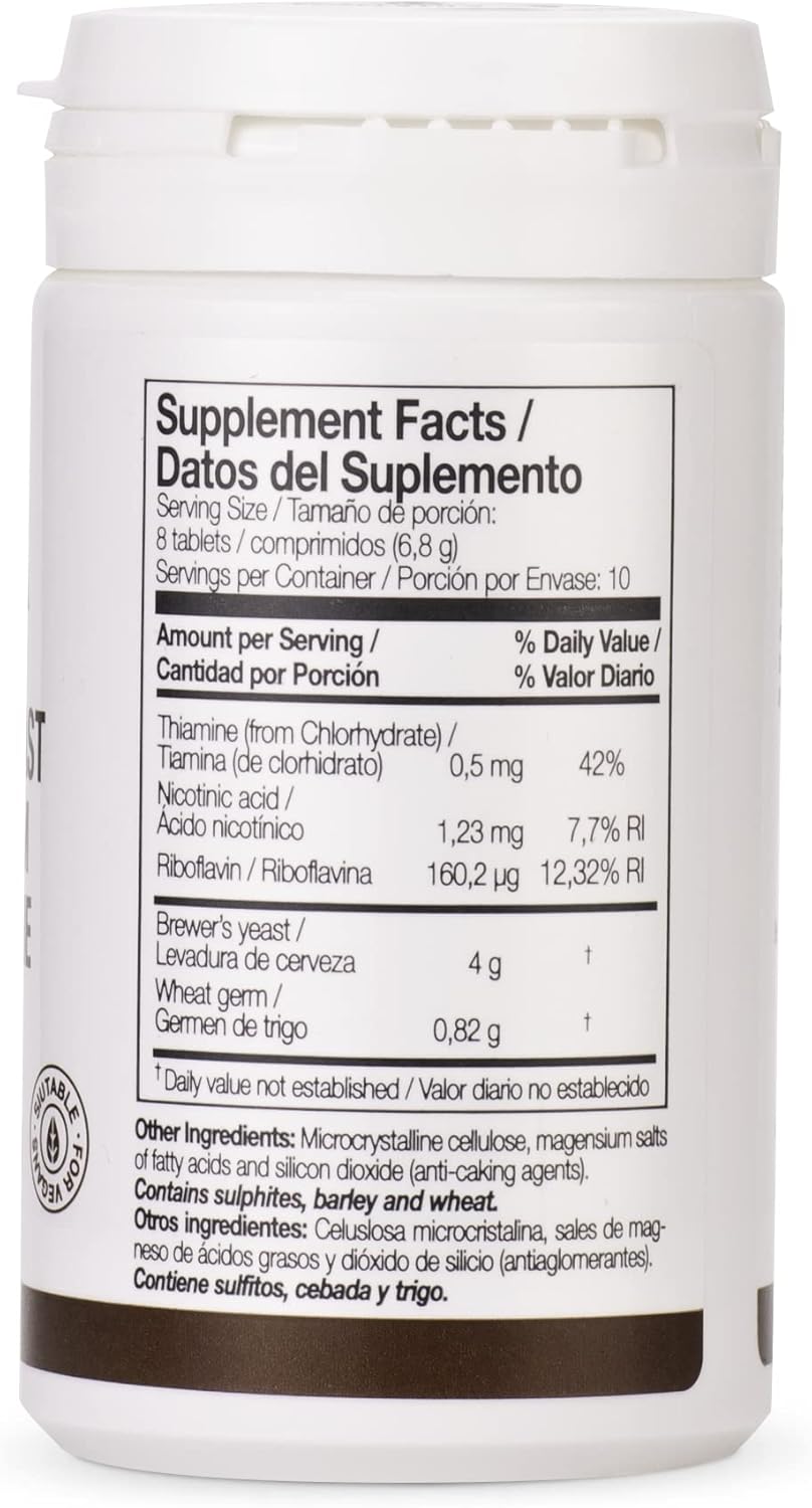 Ana Maria Lajusticia Brewer's Yeast 20-Day Treatment Pack for Heart Health & Digestion - Sugar Free & Vegan