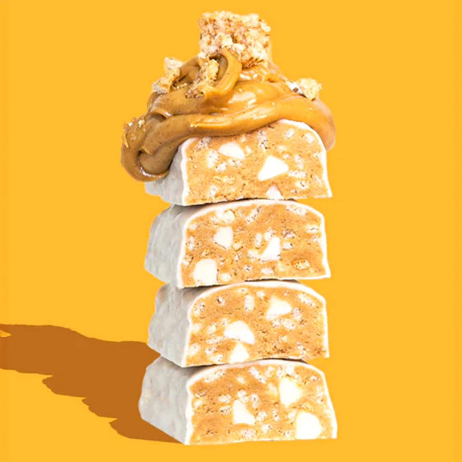 Anabar Protein Bar - High Protein, No Sugar Alcohols, White Chocolate Cinnamon Swirl Crunch (12 Bars)