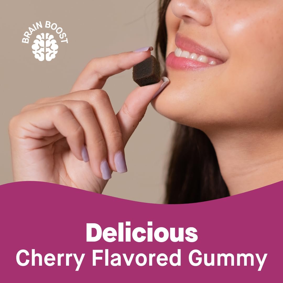 Ananda Professional Focus & Memory Gummies with Citicoline and Coffee Fruit Extract - 30 Count, Sugar Free Brain Health Supplement