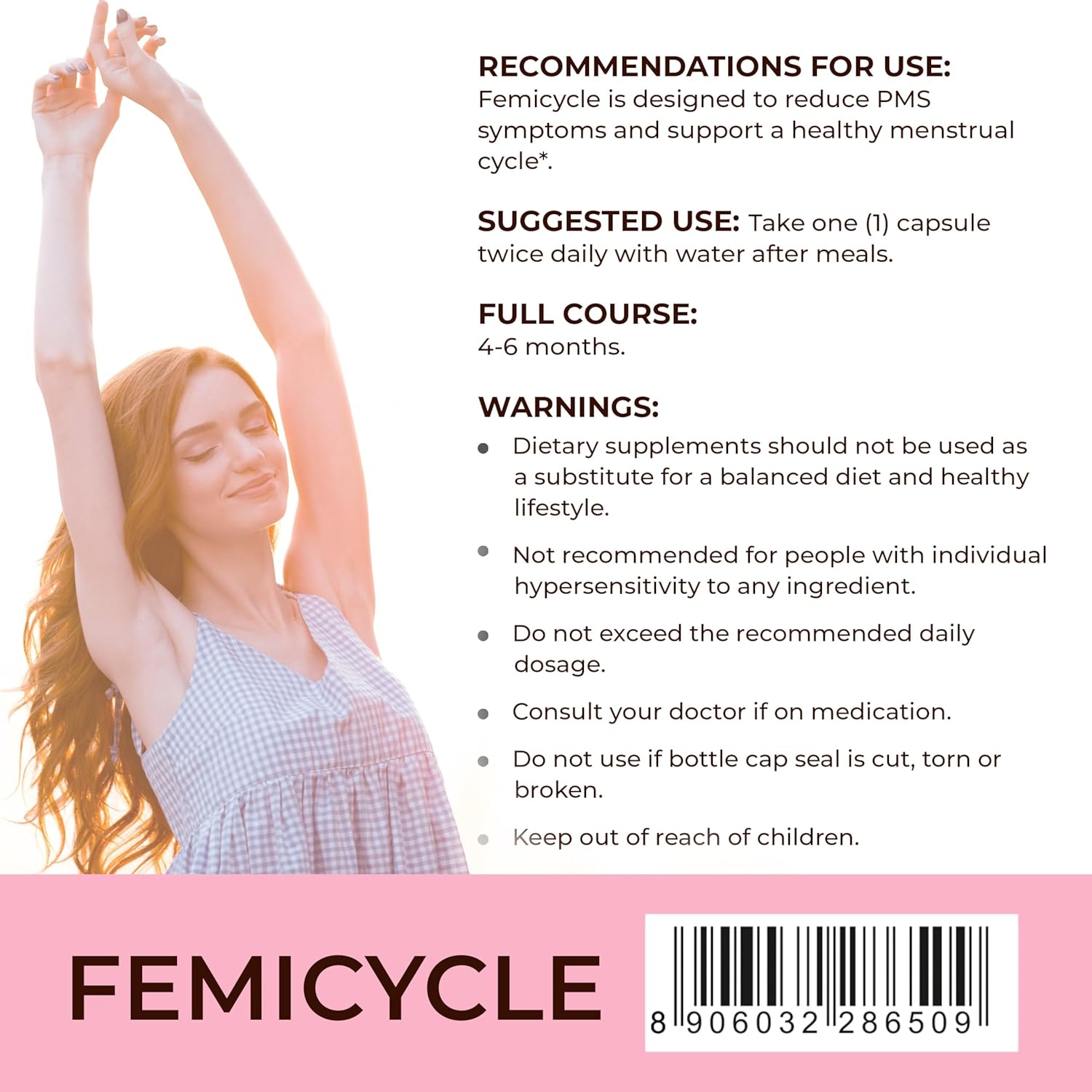 Ananta Medicare Femicycle Herbal Menstrual Cycle Regulator - 120 Capsules