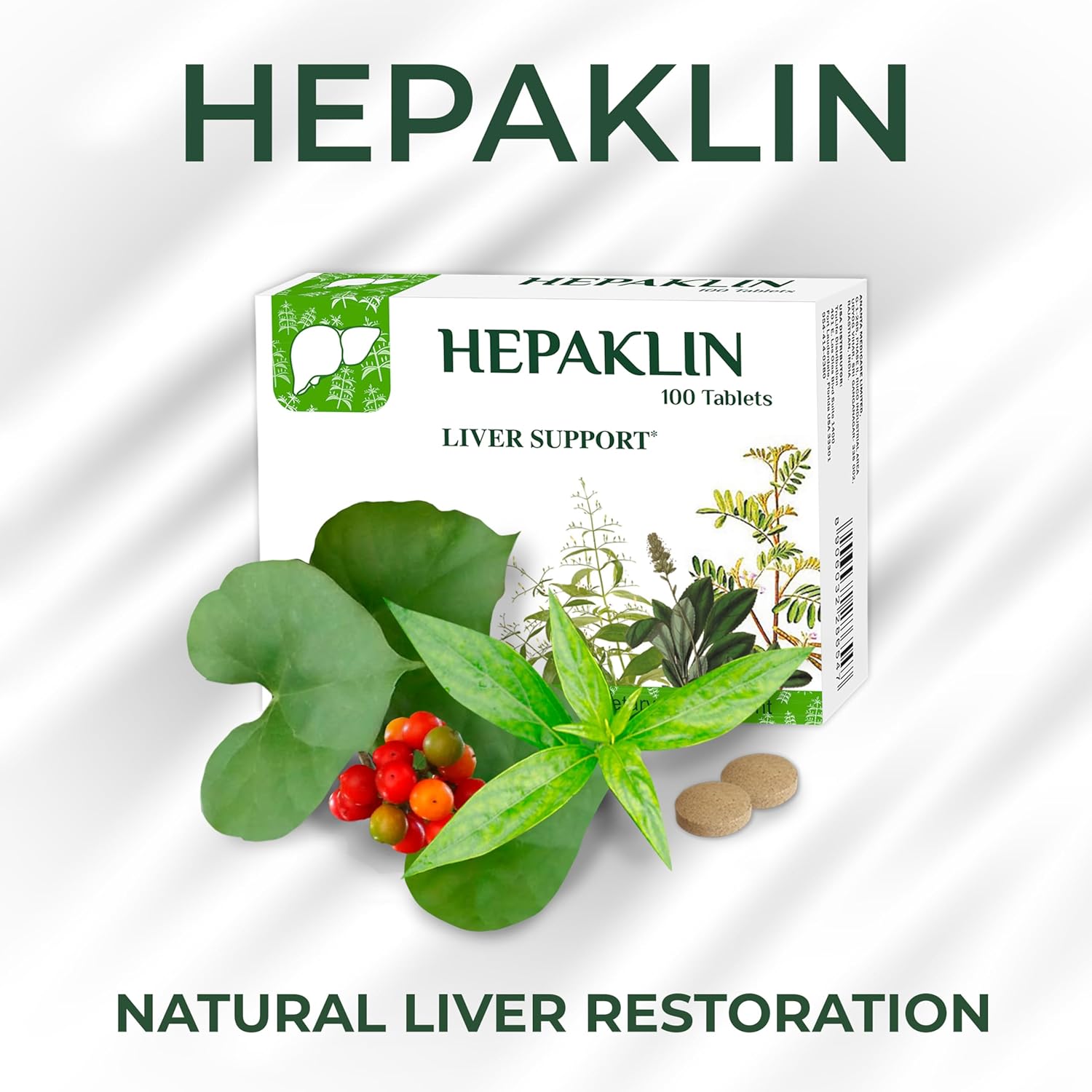 Ananta Medicare USA Hepaklin Liver Support Supplement - Herbal Formula for Liver Restoration, Detox, and Bile Flow - Reduce Fatty Deposits, Protect Against Toxins - 90-Day Supply