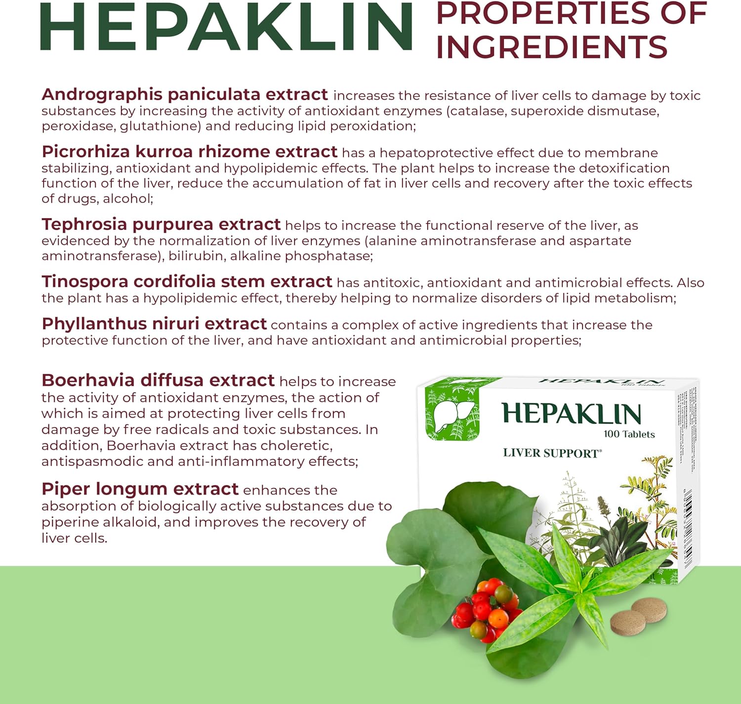 Ananta Medicare USA Hepaklin Liver Support Supplement - Herbal Formula for Liver Restoration, Detox, and Bile Flow - Reduce Fatty Deposits, Protect Against Toxins - 90-Day Supply