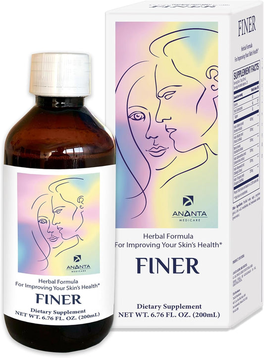 Ananta Medicare USA Skin Health Liquid Supplement, Natural Formula, 6.76 Oz for Finer Skin