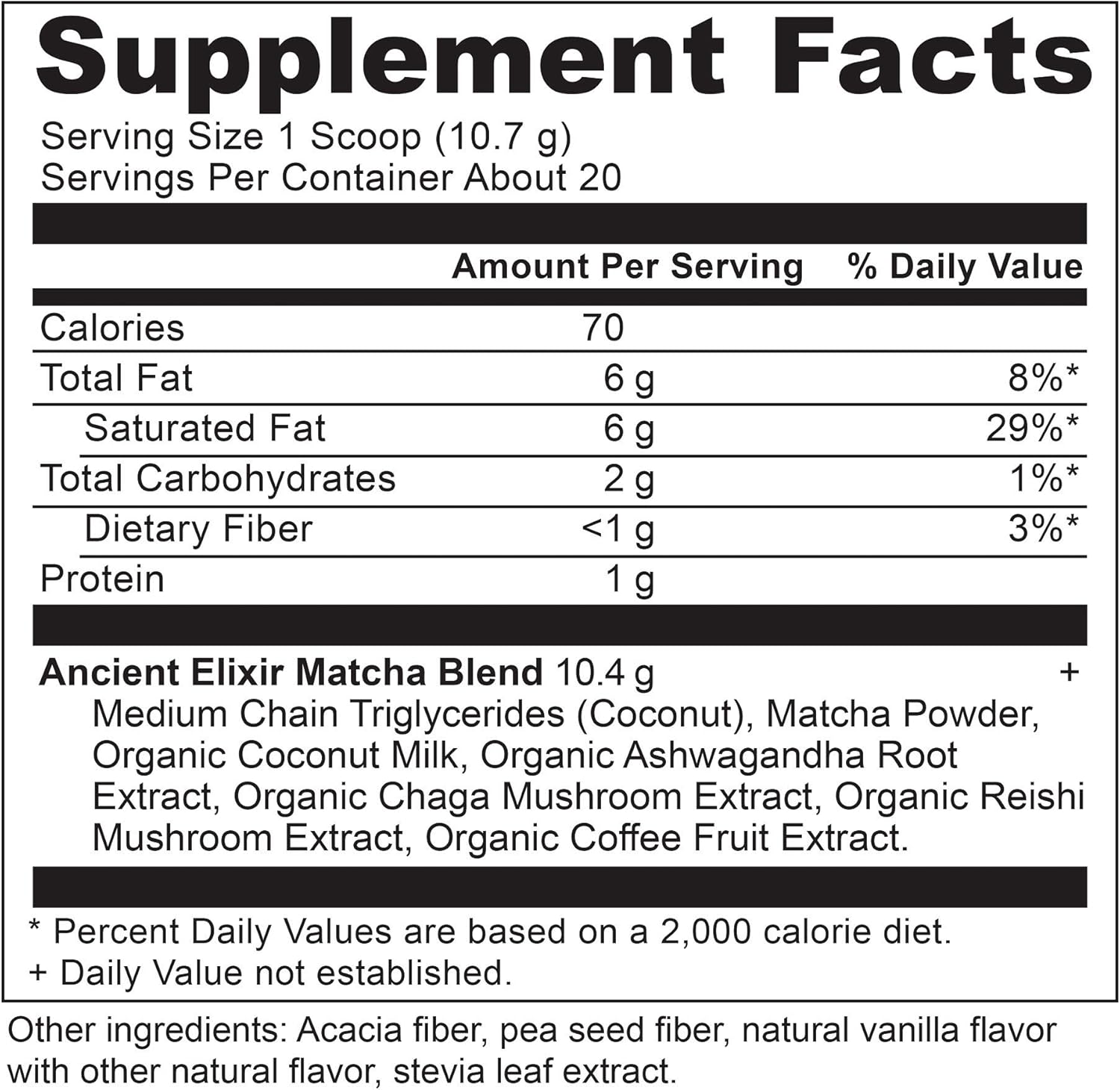 Ancient Nutrition Matcha Green Tea Powder with Ashwagandha - Superfood Energy Boost with MCTs, Paleo & Keto Friendly (20 Servings)