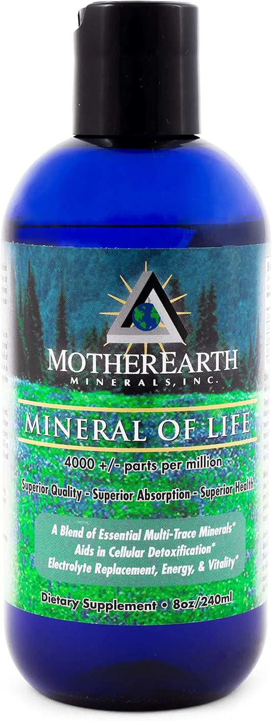 Angstrom Minerals 8 Ounce - Mother Earth Minerals, Essential Mineral Supplement