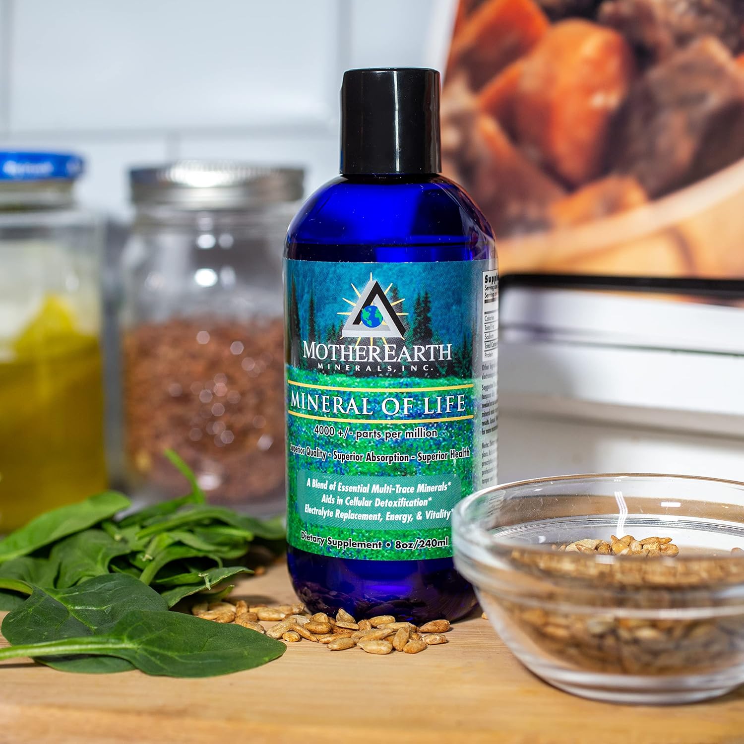 Angstrom Minerals 8 Ounce - Mother Earth Minerals, Essential Mineral Supplement
