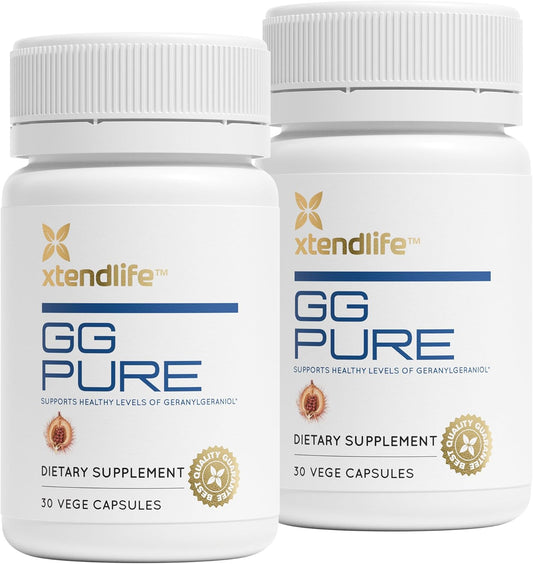 Annatto Seed Geranylgeraniol 150mg Softgels - CoQ10 Support for Statin Users - Bone, Muscle, Heart Health - 2 Month Supply - Pack of 2