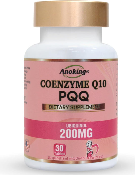 ANOKING Preconception Tablets - 30 Count | Boosts Egg Health & Fertility | With Ubiquinol, PQQ, Folate, Vitamin E | Enhances Energy Metabolism & Antioxidant Protection