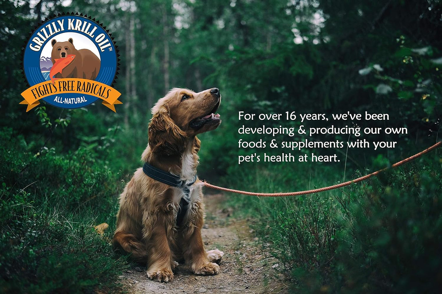 Antarctic Krill Oil Dog Supplement with Omega 3 Fatty Acids, 4 oz