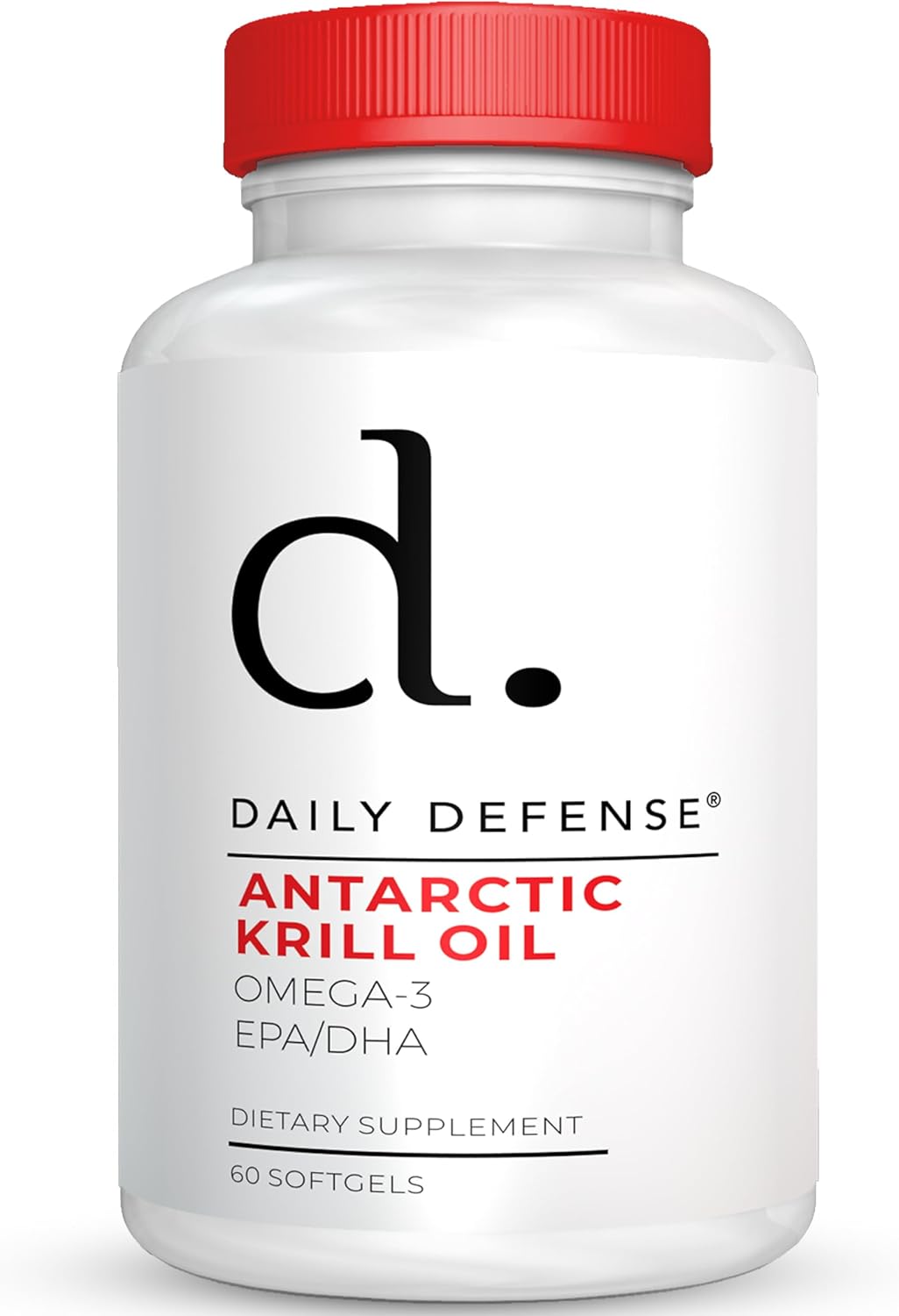 Antarctic Krill Oil Supplements with Astaxanthin for Heart & Skin Support - 60 Softgels, 500mg Omega-3 EPA & DHA - Made in USA