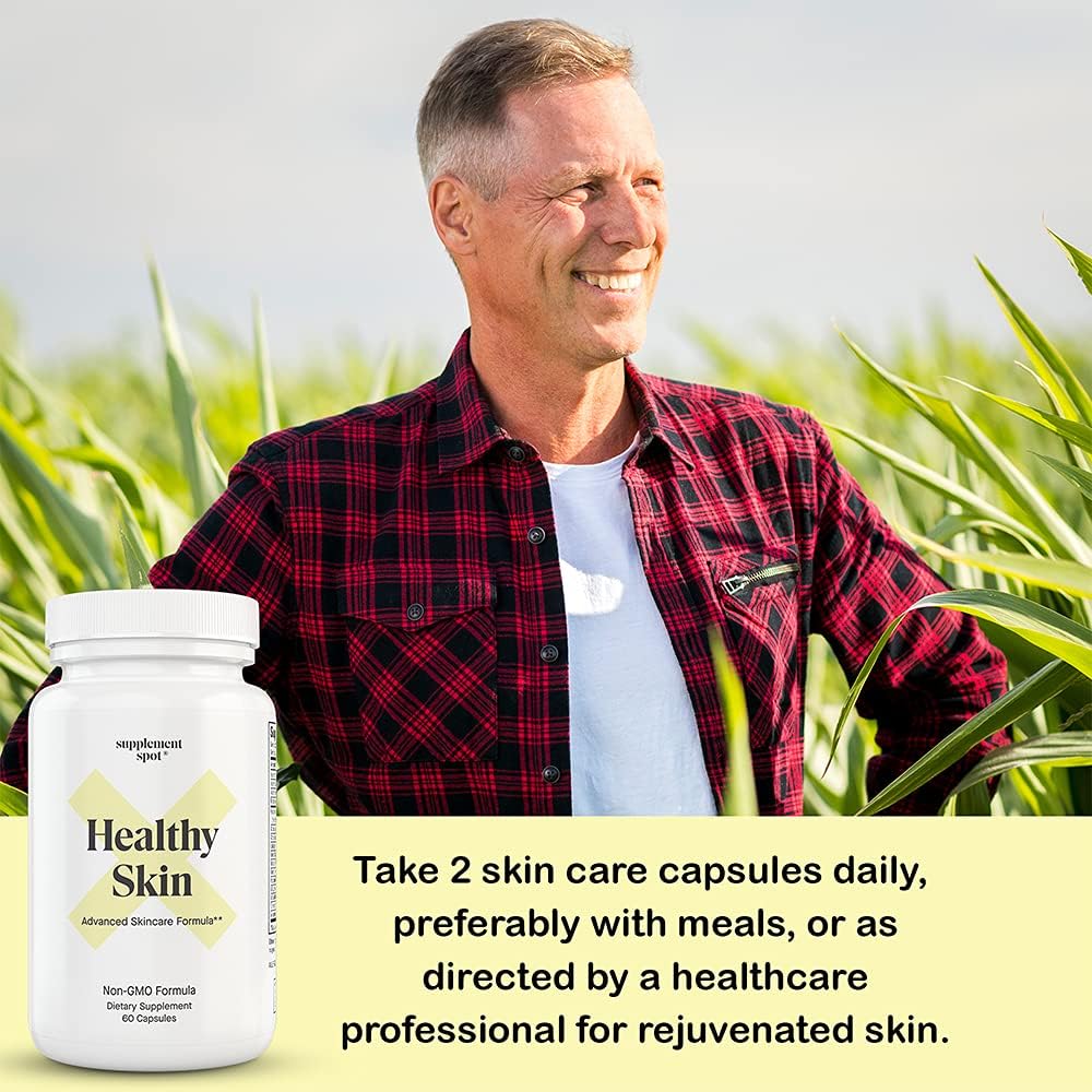 Anti-Aging Skin Bundle: Healthy Skin Supplement and Kojic Acid Face Cream