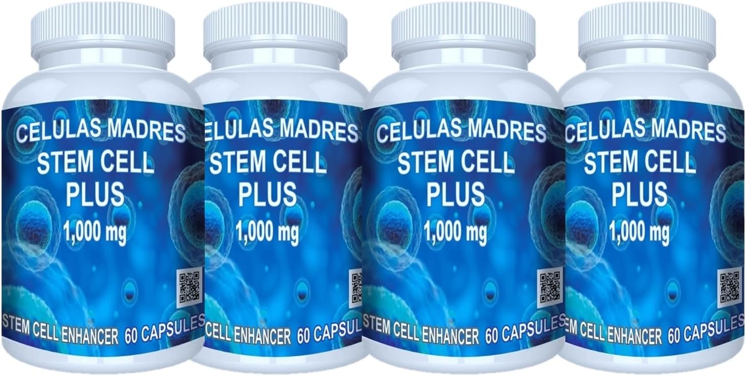 Anti-Aging Supplement with VITAMISAN 4 Stemcells, AFA Blue Green Algae - 240 Capsules