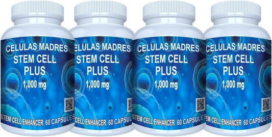 Anti-Aging Supplement with VITAMISAN 4 Stemcells, AFA Blue Green Algae - 240 Capsules