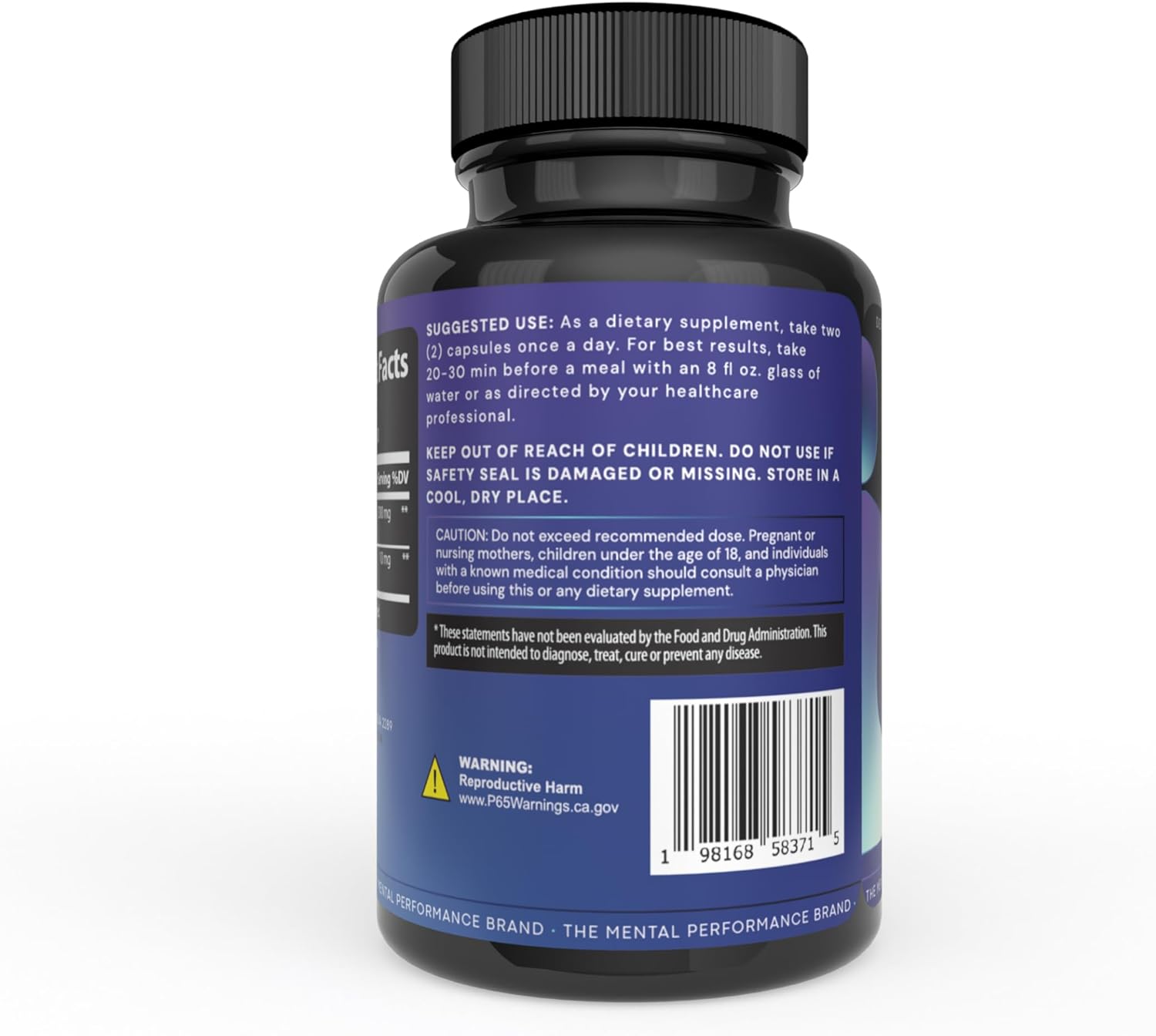Antidote Living Sentient Capsules - Ashwagandha & Black Pepper Blend (60 Count)