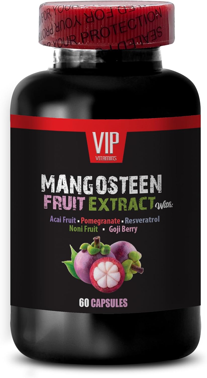 Antioxidant Brain Boost Supplement with Mangosteen, Acai, Pomegranate, Resveratrol, Noni, and Goji Berry - Memory Support - 60 Capsules