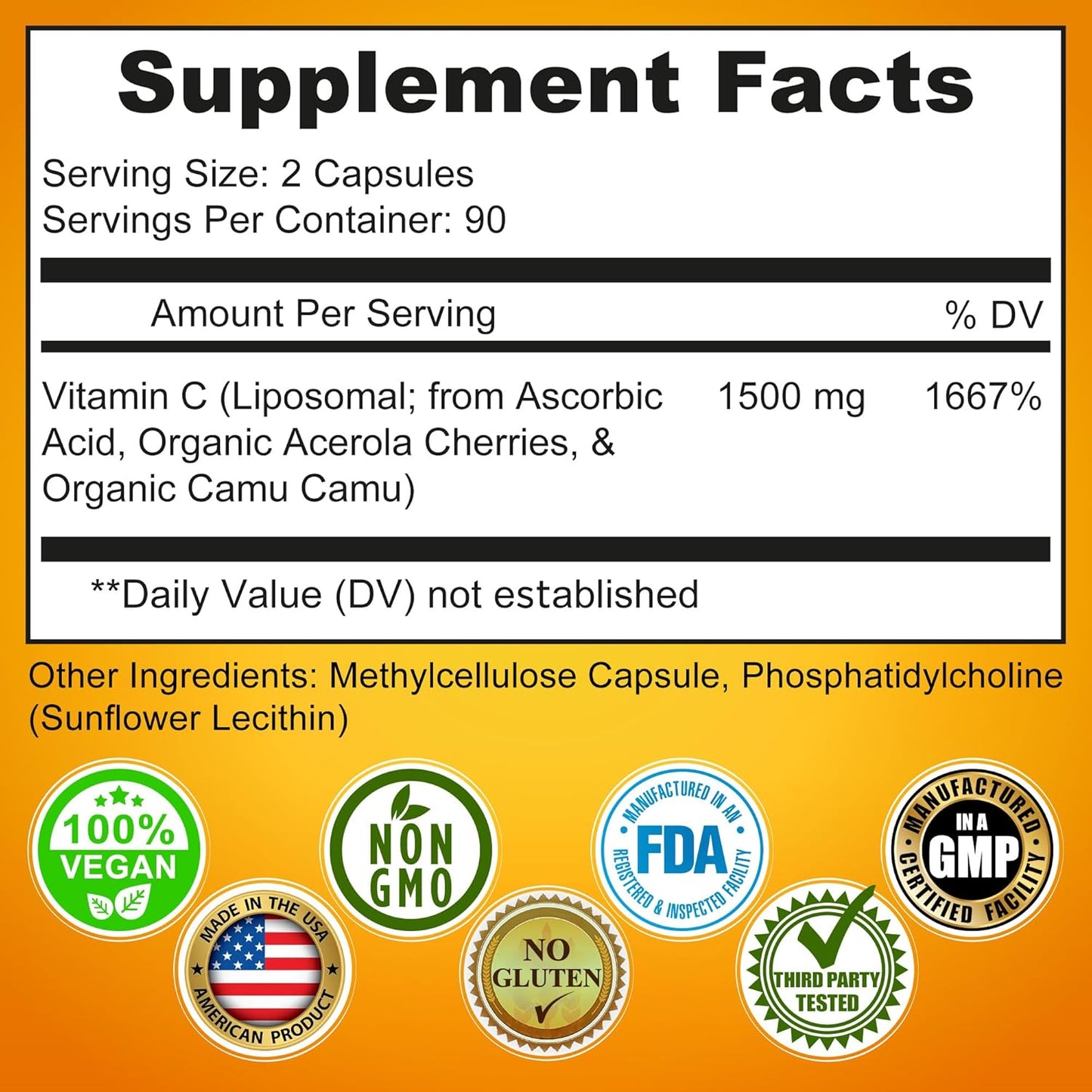 Antioxidant Bundle: Liposomal Glutathione 500mg, Vitamin C 1500mg, Quercetin with Bromelain & Zinc - Organic Whole Food Supplement Studio