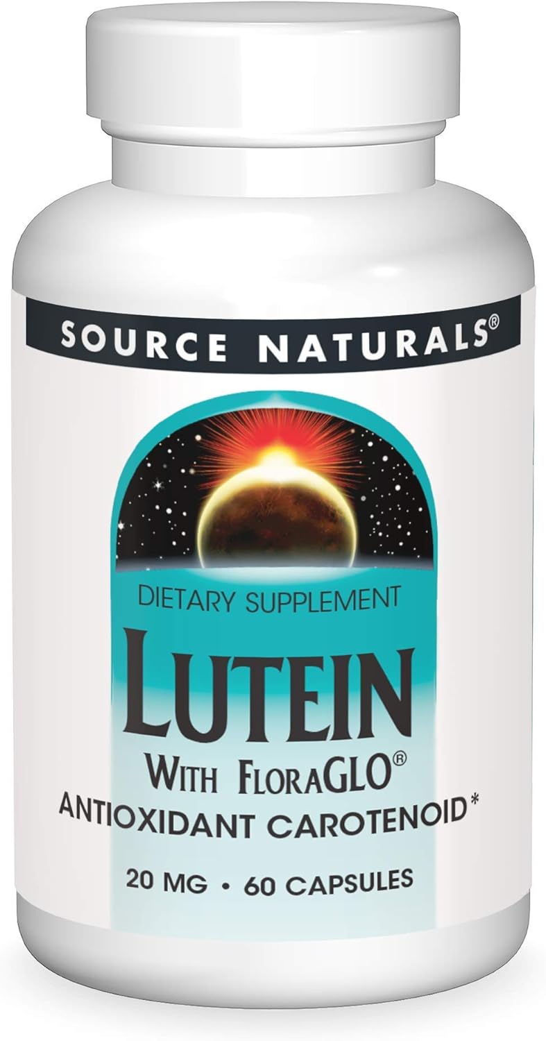 Antioxidant Carotenoid Supplement with 20mg Lutein - 60 Capsules by Source Naturals