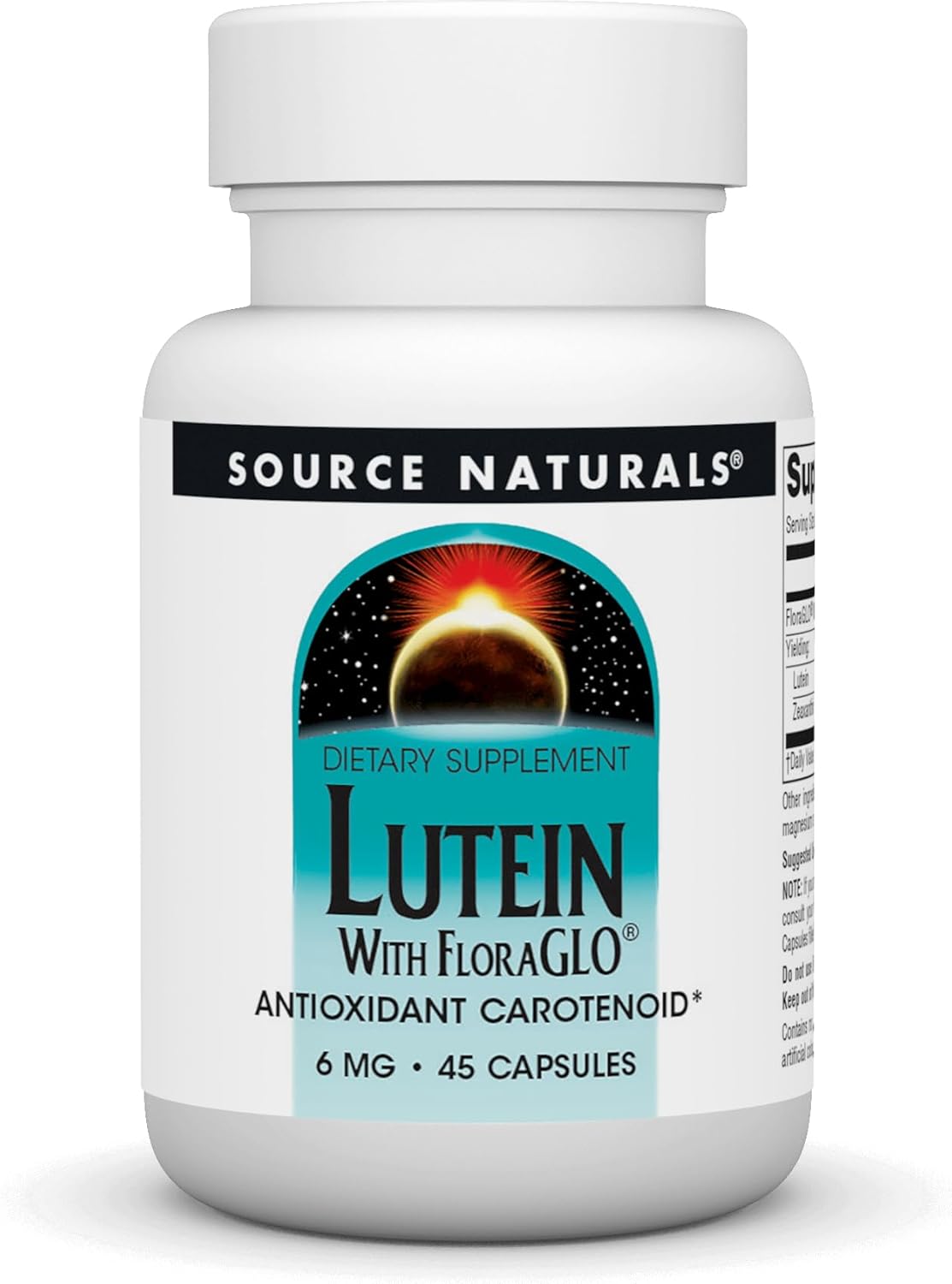 Antioxidant Carotenoid Supplement with 6mg of Lutein - 45 Capsules by Source Naturals