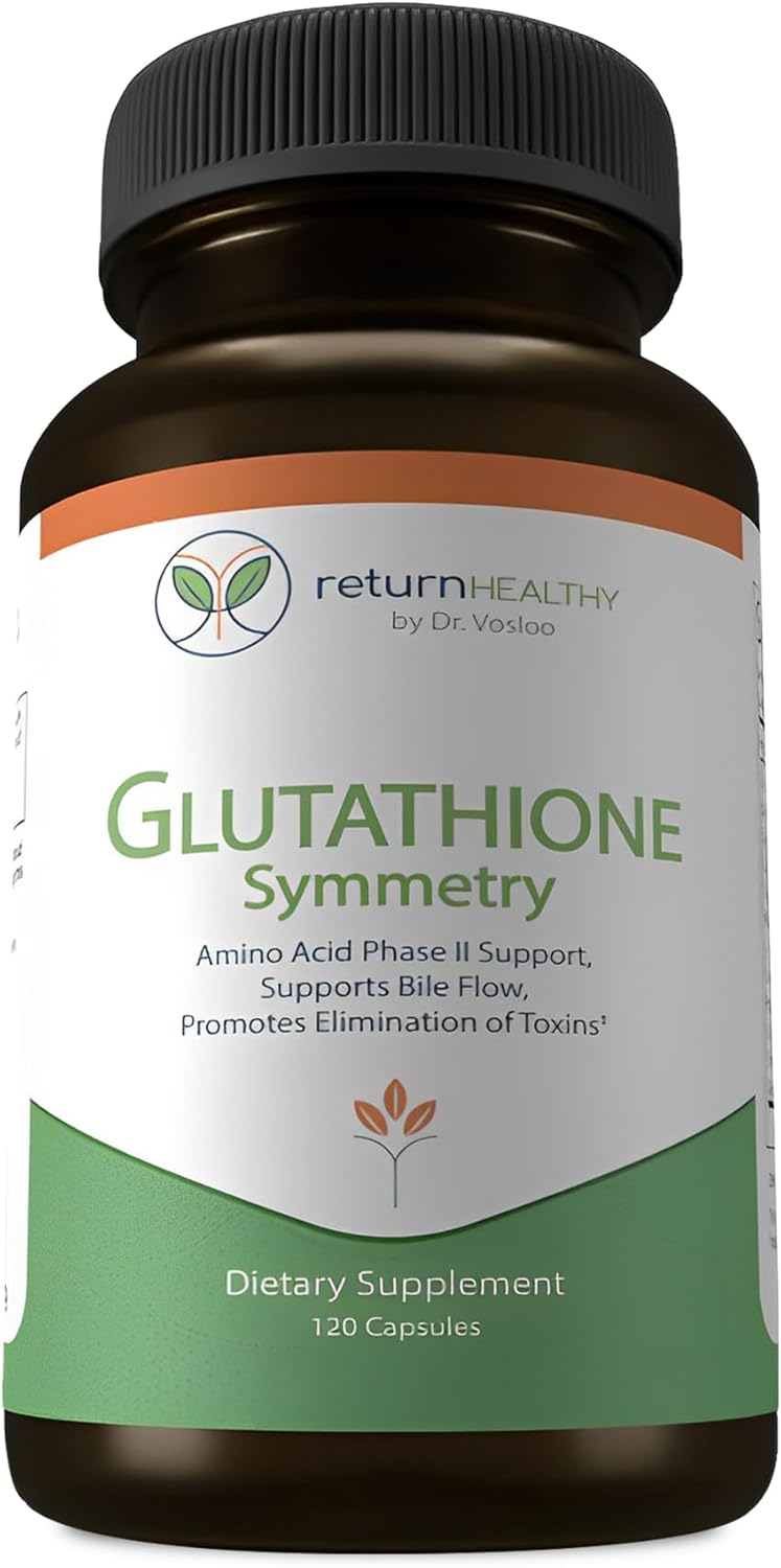 Antioxidant & Detox Support | S-Acetyl Glutathione Supplement | Natural Cellular Health | Vegan, Non-GMO, 120 Capsules