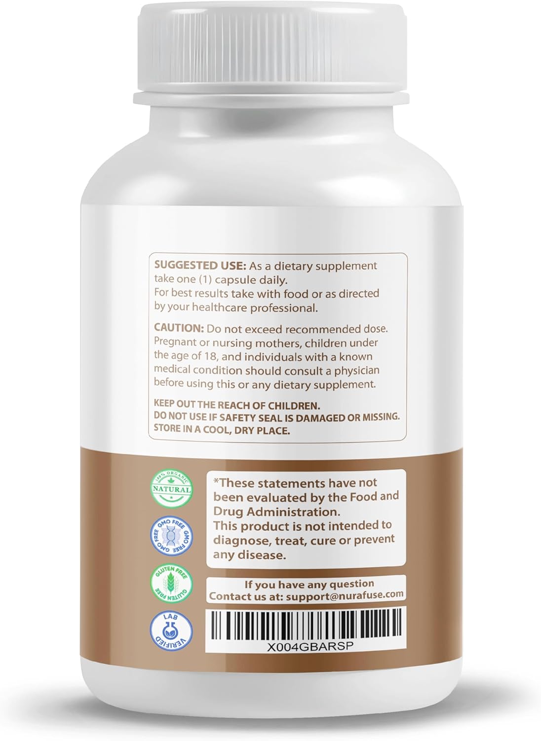 Antioxidant-Rich Digestive Health Supplement with NURAFUSE Black Walnut, Wormwood, Cloves, and Goldenseal - Made and Tested in the USA