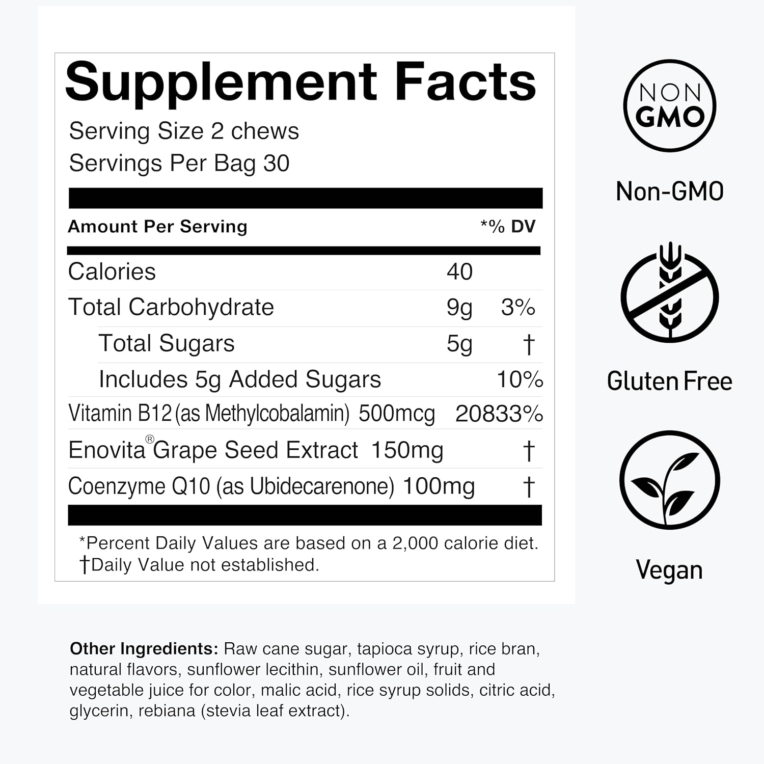 Antioxidant-Rich humanN SuperGrapes & Turmeric Chews for Daily Wellness