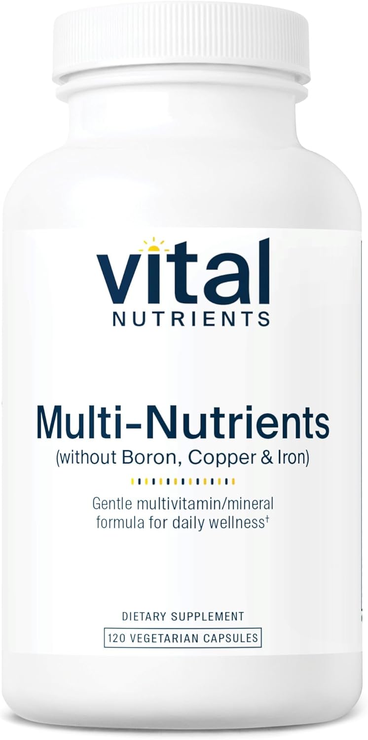Antioxidant-Rich Multi-Nutrient Formula | Vegetarian Daily Multivitamin | Non-GMO | 120 Capsules