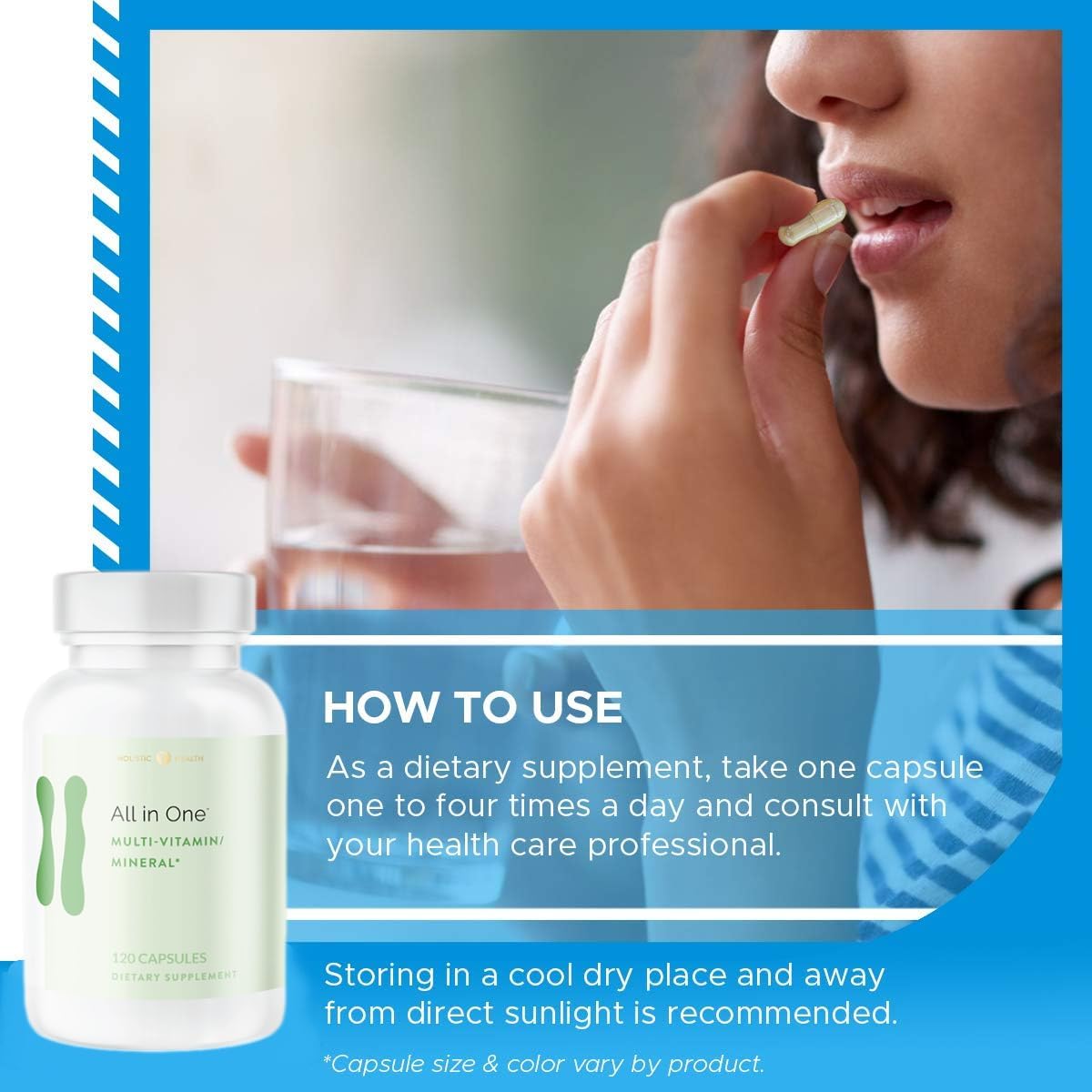 Antioxidant-Rich Multi Vitamin & Mineral Supplement for Methylation Support and Immune Health, 120 Capsules