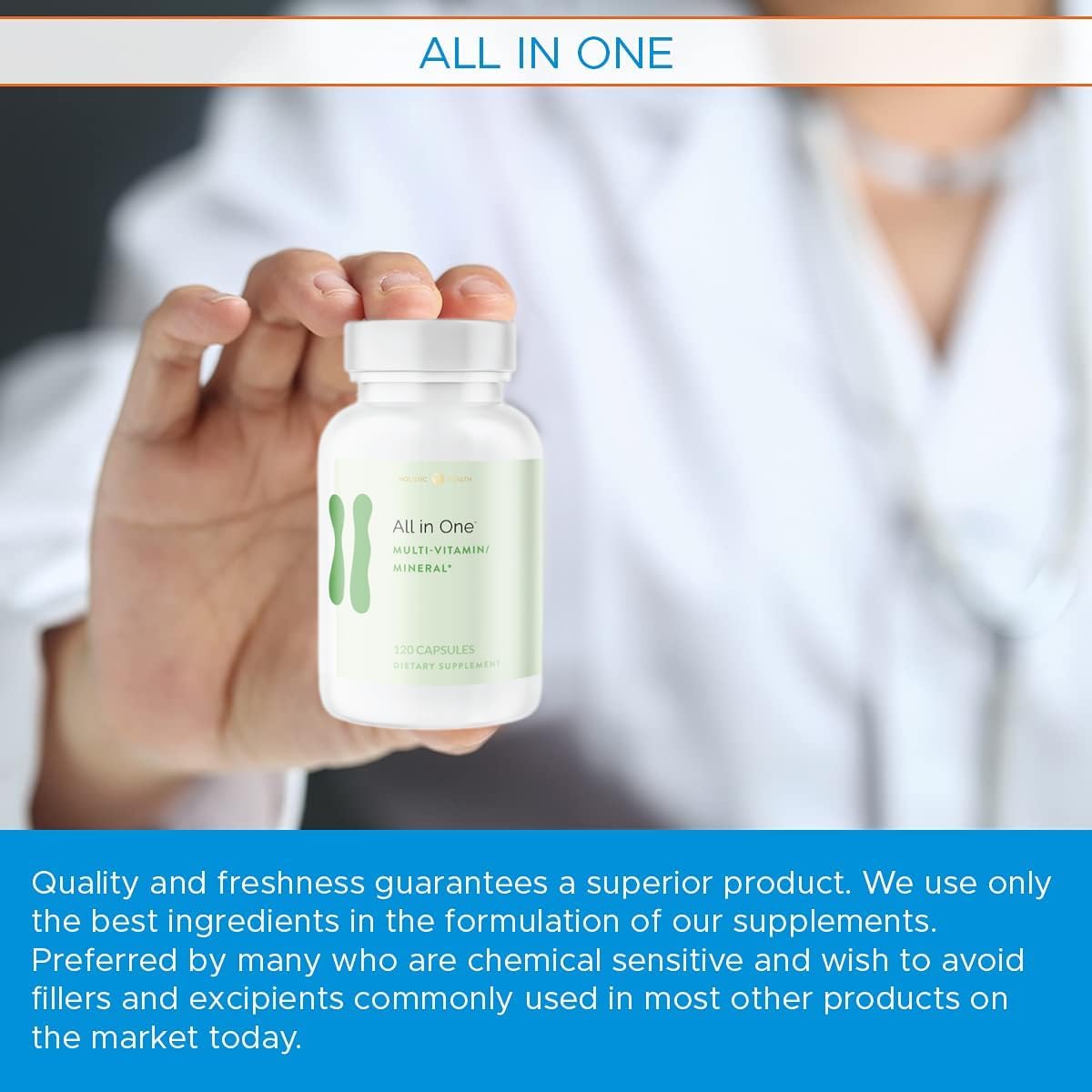 Antioxidant-Rich Multi Vitamin & Mineral Supplement for Methylation Support and Immune Health, 120 Capsules