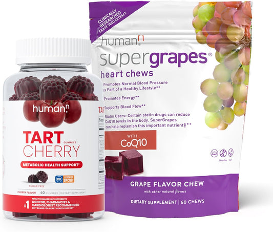 Antioxidant-Rich Tart Cherry Gummies & SuperGrapes Chews by humanN