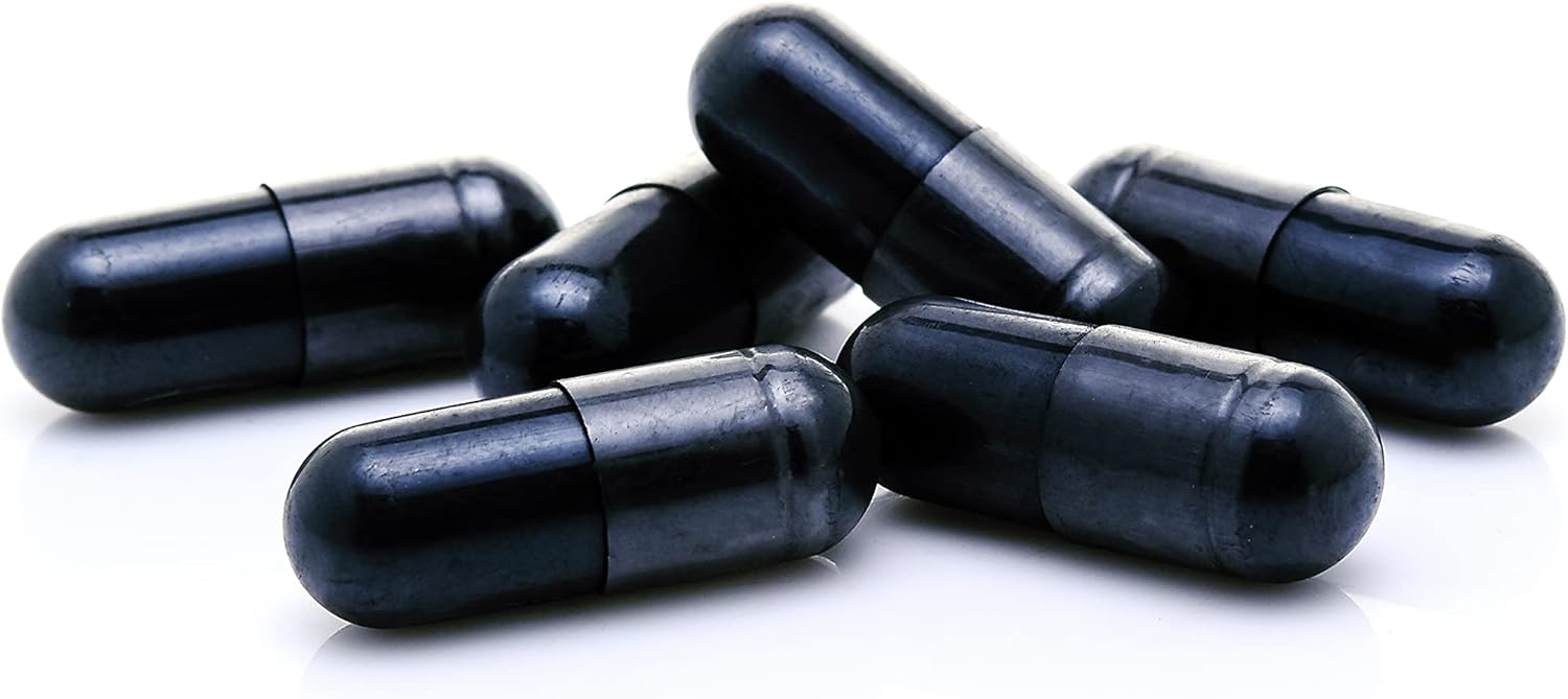 Antler Farms Coconut Activated Charcoal Capsules - 180 Count, 260mg, USP Food Grade, Ultra Fine Powder