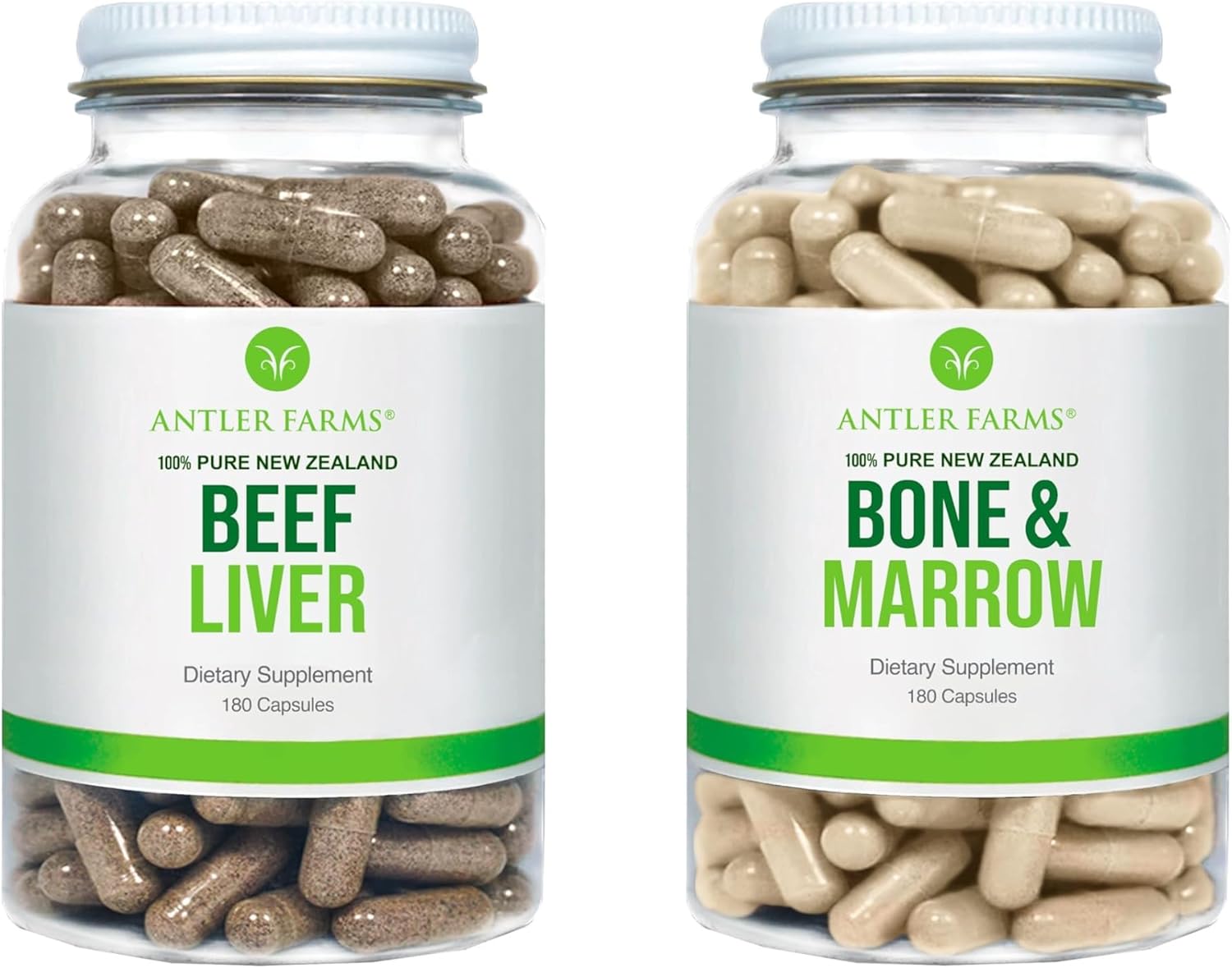 Antler Farms Pure New Zealand Beef Liver & Bone Marrow Bundle - Cold Processed Supplement