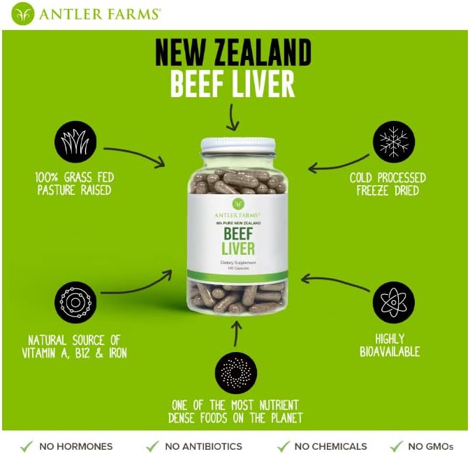Antler Farms Pure New Zealand Beef Liver & Bone Marrow Bundle - Cold Processed Supplement