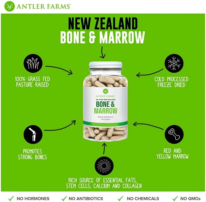 Antler Farms Pure New Zealand Beef Liver & Bone Marrow Bundle - Cold Processed Supplement