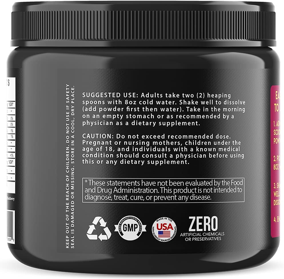 Apple Cider Vinegar & Beet Root Powder Mix for Energy, Digestion & Circulation - Nitric Oxide Booster - 1 Jar