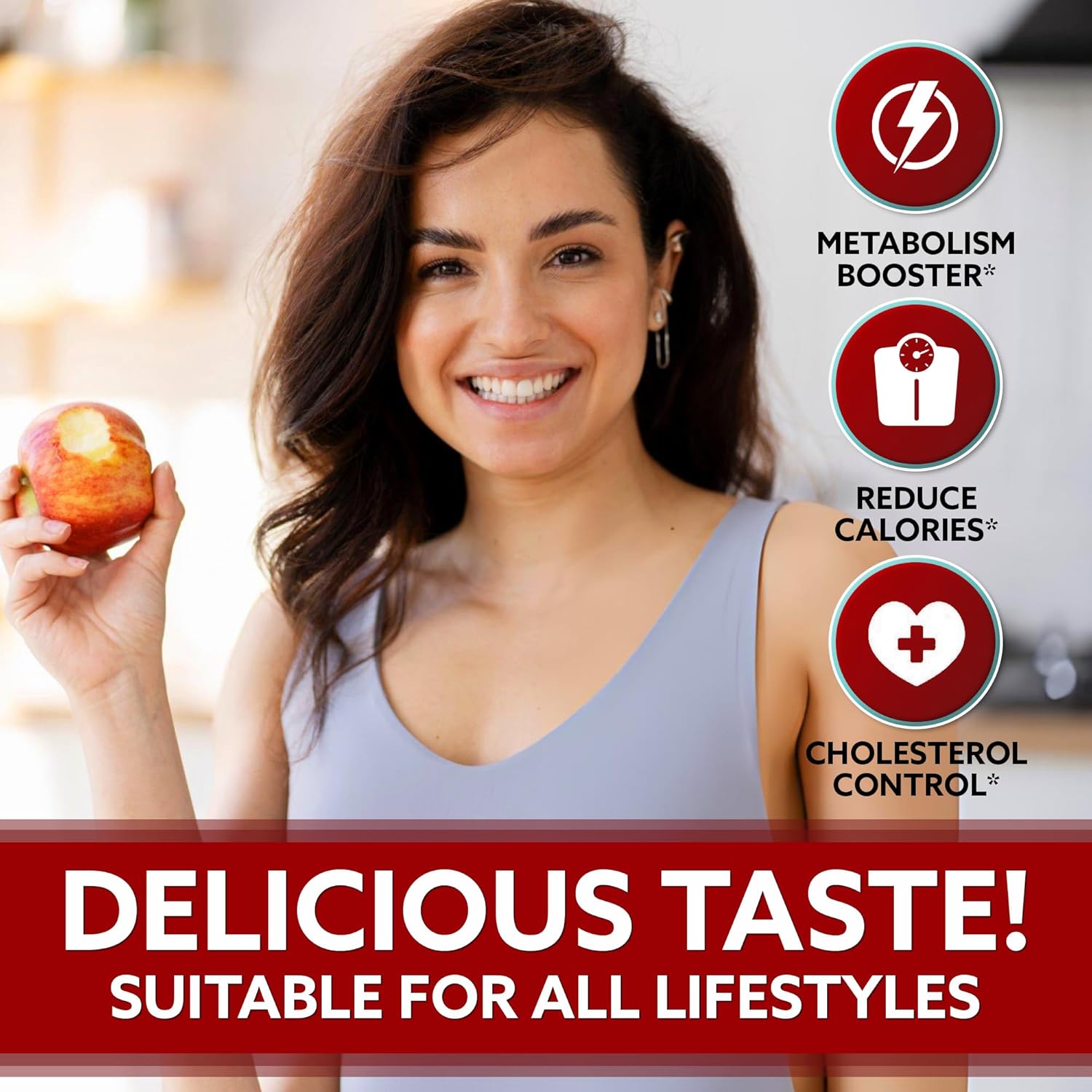 Apple Cider Vinegar Gummies with Beet Root & Pomegranate - 1000mg | Non-GMO, Vegan, Gluten-Free - Supports Digestion, Metabolism, Energy & Immune Health - Raspberry Flavor