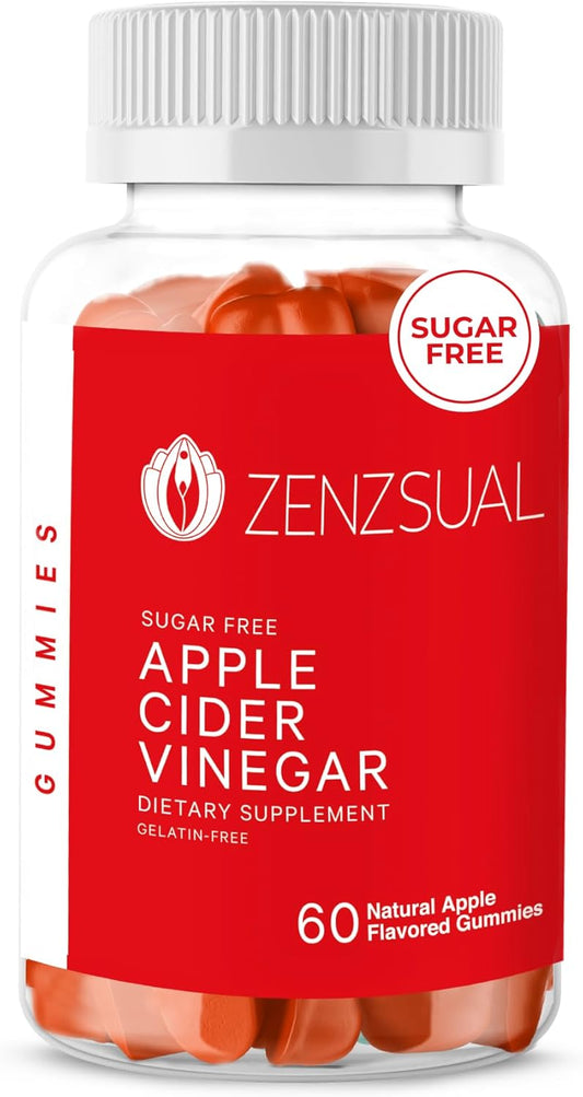 Apple Cider Vinegar Gummies with Vitamin B12, Beetroot, Pomegranate - Digestive, Metabolism, Immune Health Support - Boost Energy - Gelatin, Gluten Free - 60 Gummies